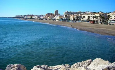 Zonnige kust van de Costa del Sol