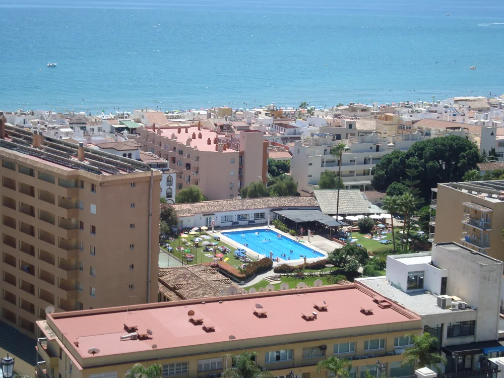 Carihuela Park vlak bij de zee